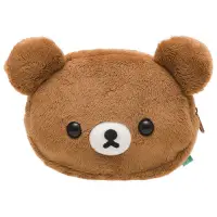 在飛比找Yahoo奇摩購物中心優惠-拉拉熊蜂蜜森林小熊系列毛絨頭型收納包 。蜂蜜小熊San-X
