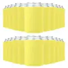 50Pcs 10oz Blank Beer Can Cooler Sleeves Bulk Collapsible Soda Bottles Yellow