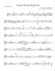 Boogie Woogie Bugle Boy Concert Band Sheet Music