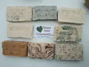 8 BARS HANDMADE GOAT MILK SOAP HAPPY GOAT CREAMERY FREE SHIPPING PRIORITY BOX