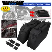 Saddlebag Liners Travel Tour Pack Bag For Harley Road Glide Yamaha V-Star XVS650