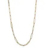 Roberto Coin 18K Yellow Gold Polished Oval Link Chain Necklace, 17