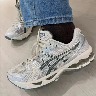 ASICS GEL-KAYANO 14 灰綠 白樺木 Y2K 復古 男女情侶 1201A019200