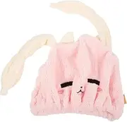 ASAKKURA Cute Microfiber Hair Towel Wrap Absorbent Drying Hat with Adorable Ear Design for Boys for Home Travel Daily Use Soft Comfortable Hair Towel