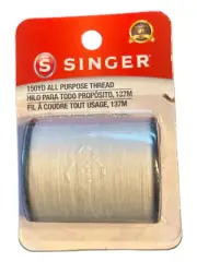 Singer 60100 All-Purpose Thread - 100% Polyester - 150 Yards - White