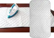 Portable Ironing Blanket Ironing Mat Heat Resistant Pad Cover for Washer Dryer Table Top Countertop Ironing Board for Small Space