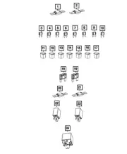 Genuine Mopar Midi Fuse 68306783AA