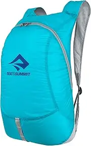 [Sea to Summit] Ultra-Sil Daypack - Water Resistant & Ultralight Backpack - Cordura Fabric 30D - Egg Size Pack Sack - 2-Way Zip - For Travel