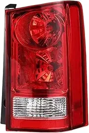 Car Tail Light，Compatible for Pilot 2009-2015 Rear Light with Driving Lamp Reversing Lamp Stop Parking Brake Lamp Taillight With Blub(Left)