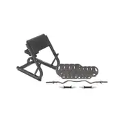 CORTEX BN-8 Preacher Pad + 84kg Standard Tri-Grip Weight Plate & Curl Bar Package