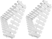 6 Pack Outdoor Dog Fence Garden Picket Decorative Fence for Pet Enclosures Tortoises Portable Easy to Set up Landscape Border Reptile Enclosure for Backyard