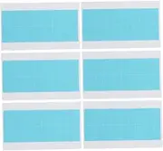 LALADEFIEE 6 Sheets Double Sided Hair Tape Adhesive Sticker for Wig Replacement Extension