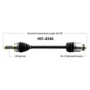 CV Axle Shaft For 2009-2015 Honda Pilot AWD Rear 3.5V6 Right Passenger Side