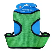 Greenbrier Kennel Club Size Large Adjustable Soft Mesh Dog Harness Green Comfort