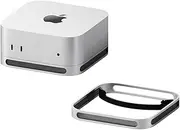 [Hagibis] Desktop Stand for Mac Mini M4/M4 Pro 2024 Dustproof Base Heat Dissipation Bracket Aluminum Alloy Cooling Laptop Holder