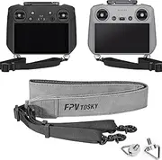 FPVtosky Lanyard for DJI RC & RC Pro Controller , DJI Mini 3 Pro Lanyard RC Neck Strap , Soft Leather Lanyard Compatible with Mavic 3 / Air 2s / Mini 2 / Mavic air 2 Remote Controller Accessories