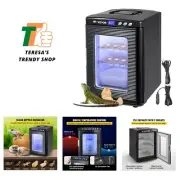 Black Reptile Incubator 25L Scientific Lab Incubator Digital Incubator Coolin...