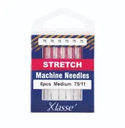 Size: 75/11 -- Home Sewing Machine Stretch Needles (130/705 H) by KLASSÉ®