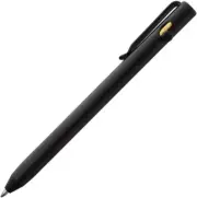 Big Idea Design Slim Bolt Action Pen Titanium Black With Auto-Adjusting Collet