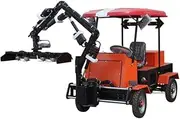 Hydraulic Green Belt Slope Weeding Machine – Highway Trimming Cutter with Circular or Flat Blades for Roadside Grass