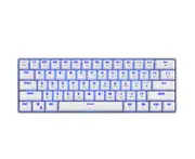 K23 Bluetooth Mechanical Keyboard S61 Key Wired Bluetooth Dual-mode Blue Switches Gaming Phone Tablet Keyboard for Laptop-White