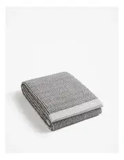 [Country Road] Pippa Australian Cotton Bath Sheet in Charcoal Marle