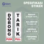 GIERI 門貼 PUSH PULL PUSH 幻燈片