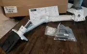 Symmetry Desk Mount Single Computer LCD Monitor Arm Pole & Clamp White 86-007212