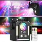 U'king Patterns Laser Projector Light LED RGB Strobe Scan Disco Party Lamp