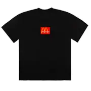 Cactus Jack X Mcdo Sesame Black Tee Shirt