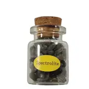 Labradorite Spectrolite Crystal Chips in Mini Jar