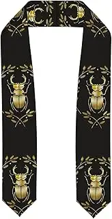 [EdWal] Bug wreath print Graduation Stole and Sash Class for Unisex Adult Honor Stole Honor Stole of 2025