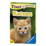 Ravensburger Card Games Animal Quartets Cats Card Game Quartet Game Card