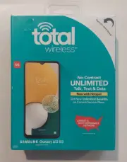 Total Wireless Samsung Galaxy A13 5G 64GB Black Prepaid Phone, Locked to TW