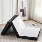 Tri-fold Memory Foam Mattress - 3 Inch Full Size Portable Floor Bed, Foldable...