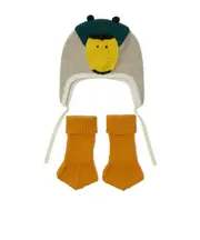 Duck Wool Two-piece Baby Gift Set 13M,AGE69M light gray