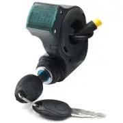 E-Bike Lgnition Lock Key Thumb Throttle Voltmeter Digital Voltage Display5300