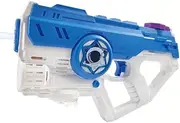 Electric Water Pistol Bubble Machine 2-in-1,Water Spray Gun with Long Range, Automatic Squirt Gun, Bubble Maker for Summer Pool Beach Birthday Party