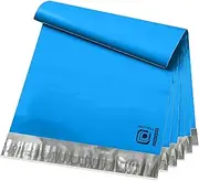 POLYSELLS 200 pcs 7.5x10.5 Inches Blue Poly Mailers Shipping Envelopes, Strong Adhesive Sealing, Waterproof, and Tear-resistant Postal Mailing Bags for Small Business, Clothes, Non-Fragile Items