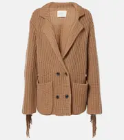 [Lisa Yang] Lisa Yang Elysse cashmere cardigan S-M brown