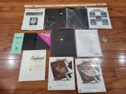 Vintage Lot Scratch Art Media Copper, Clay, Paper w/Scratcher Texture Tool
