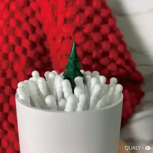 【築實精選】QUALY × 冬令時節棉花棒罐Winter Time : cotton bud holder