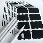 80 Jar Labels + 4 Chalk Pens Chalkboard Stickers Kitchen Pantry Spice Containers