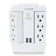 CyberPower CSP600WSURC2 Professional 6 - Outlet Surge with 1200 J (CSP600WSURC2)