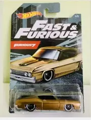 HOT WHEELS ‘69 FORD GOLD TORINO TALLADEGA FAST & FURIOUS 7