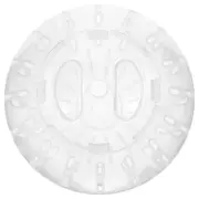 Small Pet Running Ball White 10cm Safe Plastic Hamster Exercise Toy