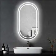 50x90CM ProPulse Bathroom LED Wall Mirror Makeup Mirrors With 3 Color Anti-fog
