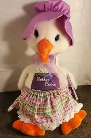Vintage 1998 Mother Goose Nursery Rhymes Plush Stuffed Animal Easter 18''