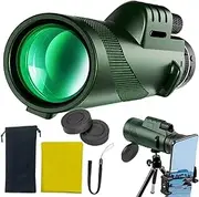 Telescope for Adults - Monocular Telescope for Smartphone | High Vision Small Outdoor Lightweight for Bird Watching & Stargazing Astronomy Hunting Travel Hiking