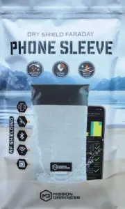 Mission Darkness Dry Shield Faraday Phone Sleeve Faraday Bag For Phones